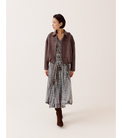 CHAQUETA BOMBER DE EFECTO ANTE | MULAYA