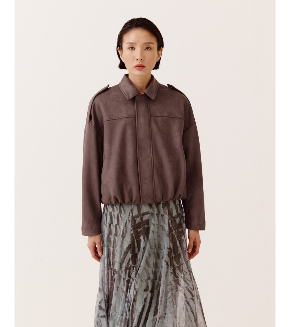 CHAQUETA BOMBER DE EFECTO ANTE | MULAYA