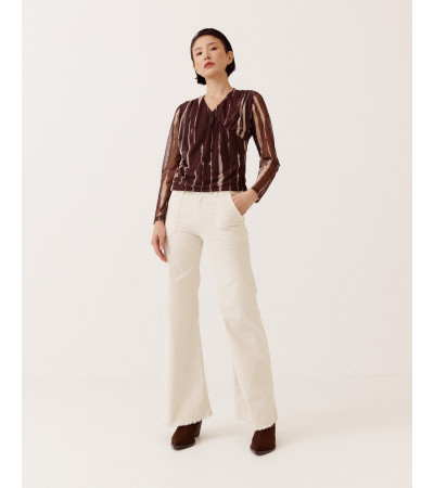 PANTALÓN STRAIGHT  PANA| MULAYA
