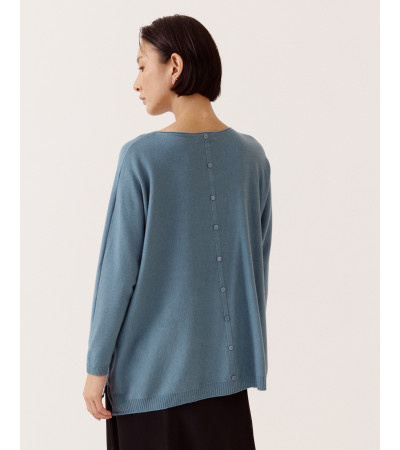 JERSEY LARGO CON BOLSILLOS Y BOTONES | MULAYA