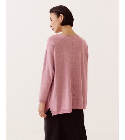 JERSEY LARGO CON BOLSILLOS Y BOTONES | MULAYA