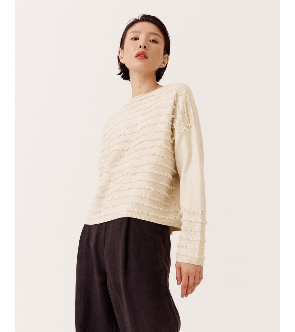 JERSEY CON FLECOS HORIZONTALES | MULAYA