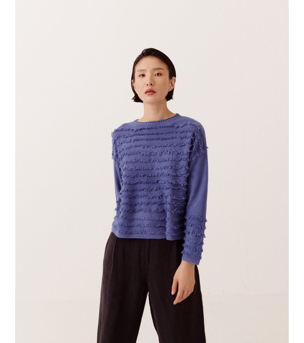 JERSEY CON FLECOS HORIZONTALES | MULAYA