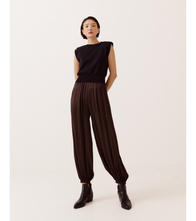 PANTALÓN BOMBACHO DE VISCOSA DE MUJER | MULAYA