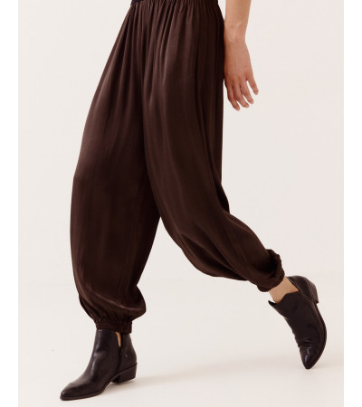 PANTALÓN BOMBACHO DE VISCOSA DE MUJER | MULAYA