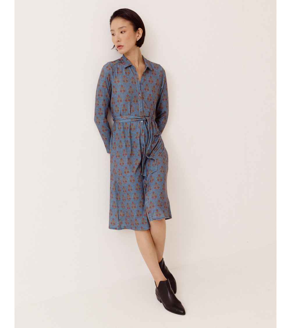 VESTIDO MIDI CAMISERO | MULAYA