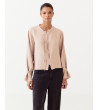 BLUSA MANGA LARGA ESTILO CHINO CUELLO REDONDO | MULAYA