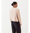 BLUSA MANGA LARGA ESTILO CHINO CUELLO REDONDO | MULAYA