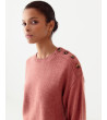 JERSEY CUELLO REDONDO BOTONES HOMBRO | MULAYA