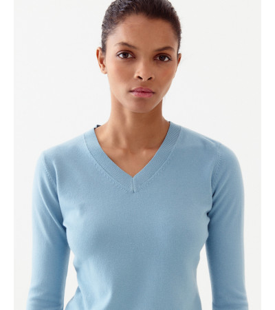 JERSEY PUNTO CUELLO PICO BÁSICO GRIS | MULAYA