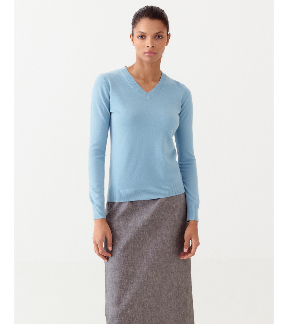 JERSEY PUNTO CUELLO PICO BÁSICO GRIS | MULAYA