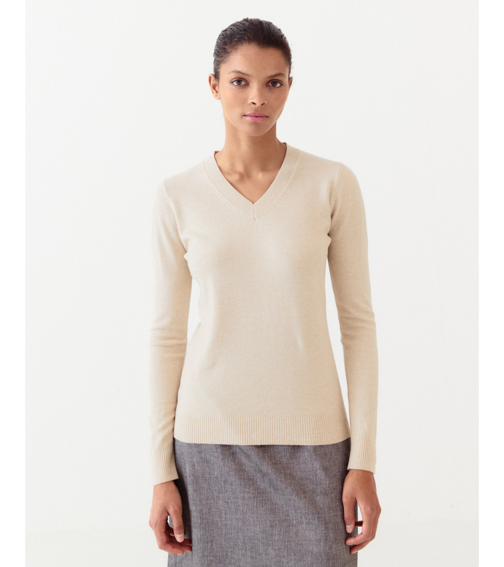 JERSEY PUNTO CUELLO PICO BÁSICO GRIS | MULAYA