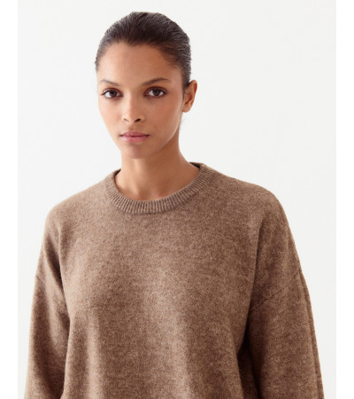 JERSEY PUNTO OVERSIZE CUELLO REDONDO | MULAYA