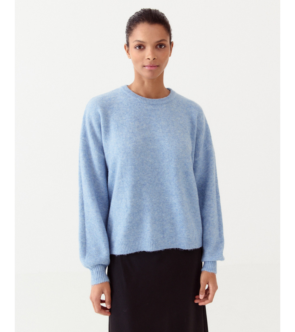 JERSEY PUNTO OVERSIZE CUELLO REDONDO | MULAYA