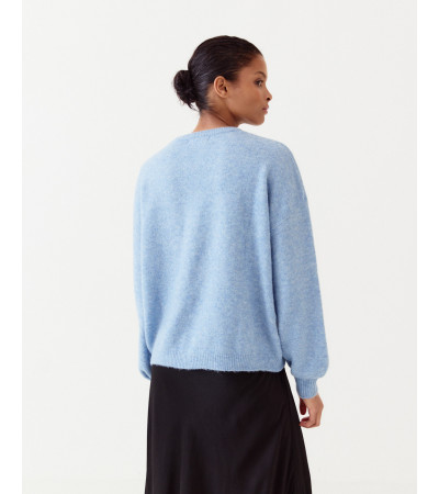 JERSEY PUNTO OVERSIZE CUELLO REDONDO | MULAYA