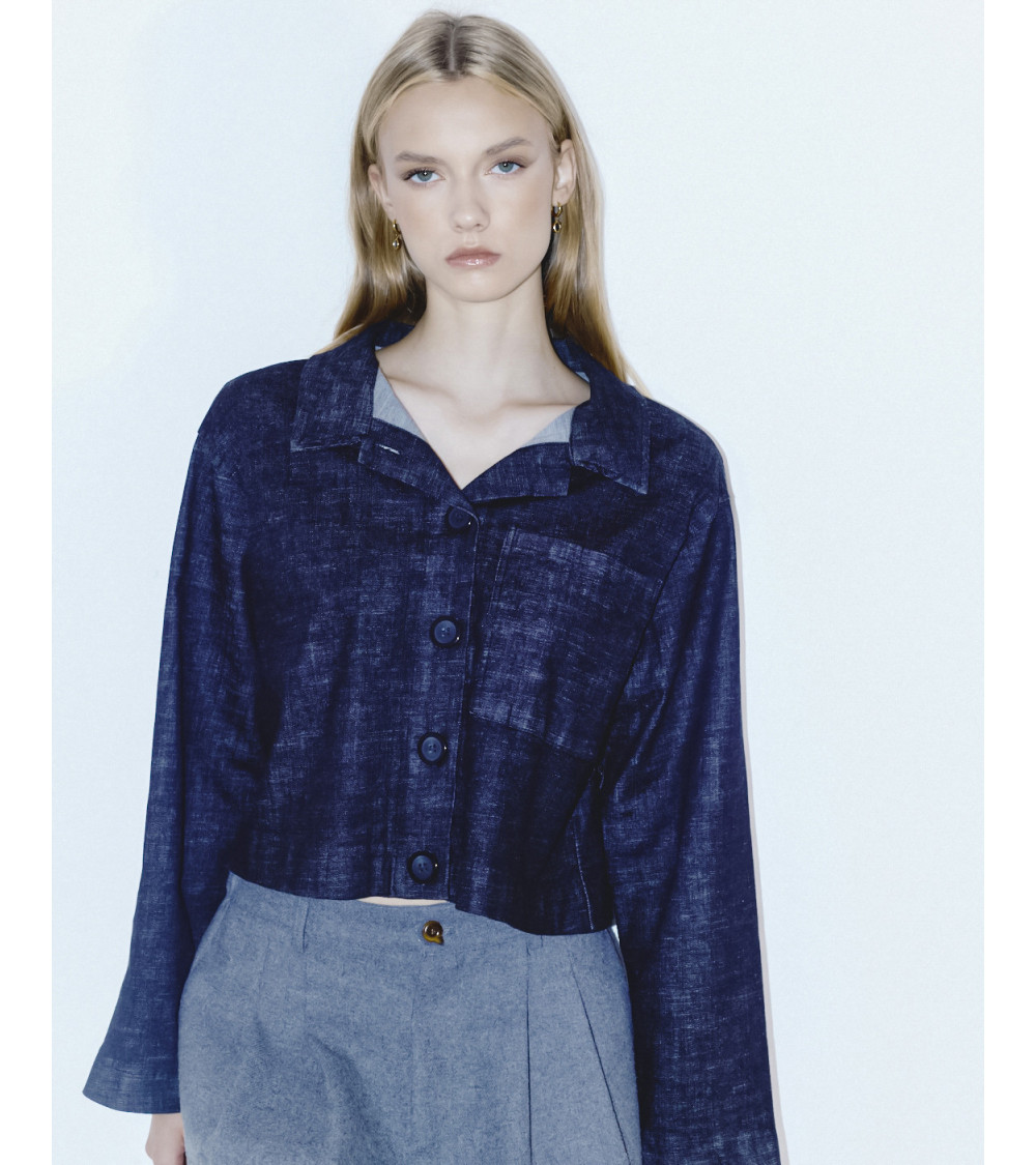 CHAQUETA CORTA DENIM | MULAYA