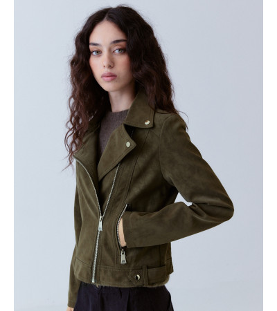 CAZADORA BIKER MUJER | EFECTO ANTE | MULAYA