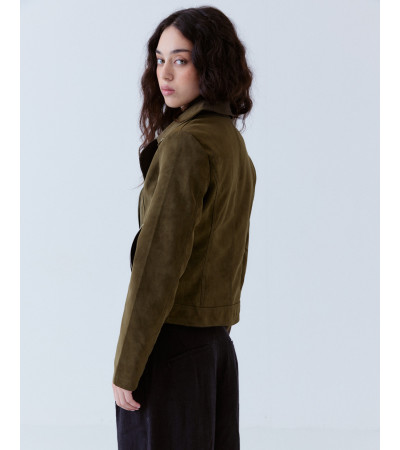 CAZADORA BIKER MUJER | EFECTO ANTE | MULAYA