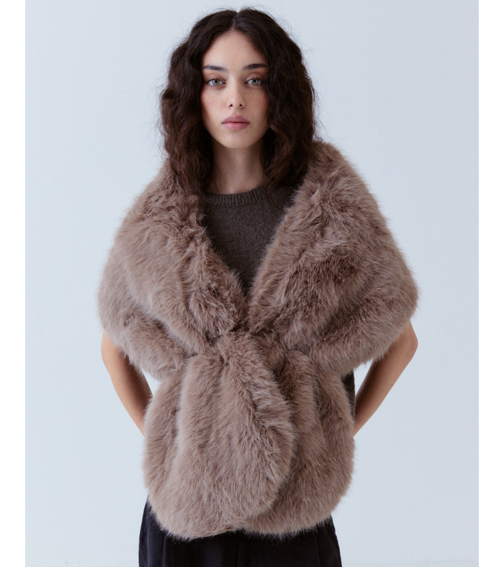 Estola Pelo Cierre Gancho Invierno | MULAYA