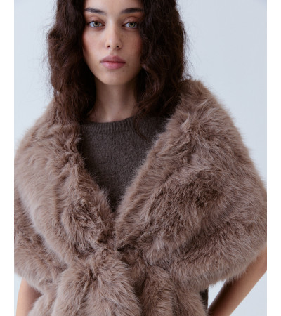 Estola Pelo Cierre Gancho Invierno | MULAYA