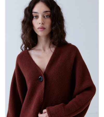 Chaqueta Corta Manga Globo Punto | MULAYA