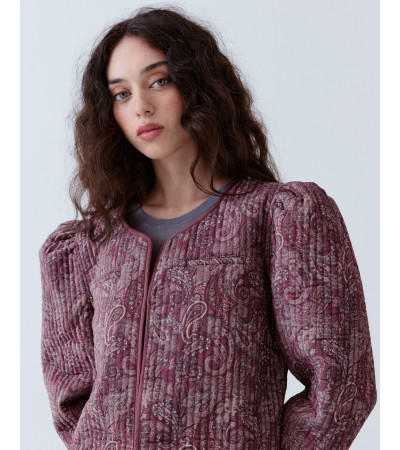 Chaqueta Corta Acolchada Manga Abullonada | MULAYA