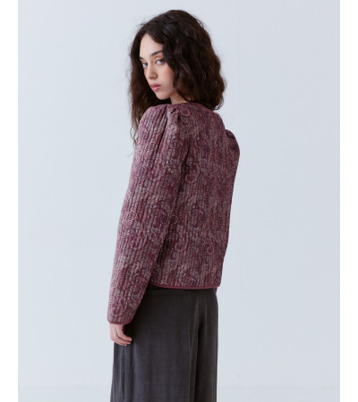 Chaqueta Corta Acolchada Manga Abullonada | MULAYA