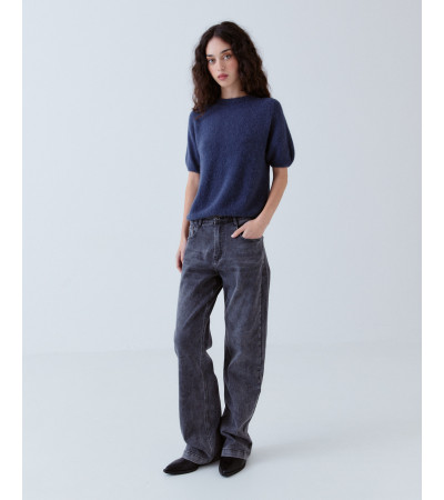 JEANS REGULAR FIT 5 BOLSILLOS OSCURO | MULAYA