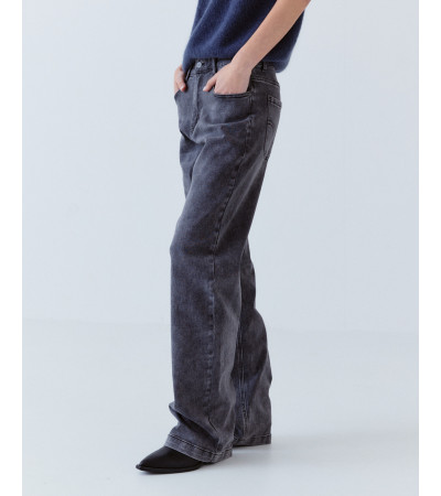 JEANS REGULAR FIT 5 BOLSILLOS OSCURO | MULAYA