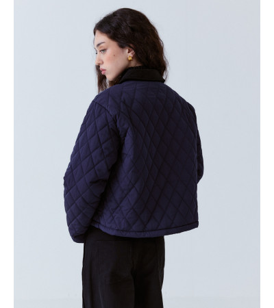 CHAQUETA CORTA ACOLCHADA CUELLO PANA | MULAYA