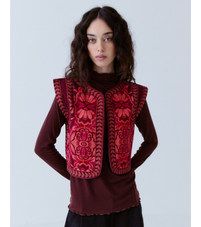 CHALECO ESTAMPADO ÉTNICO | MULAYA