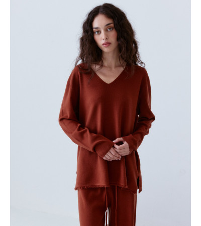 JERSEY LARGO CUELLO PICO BALDAQUÍN PUNTO | MULAYA