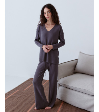 PANTALÓN PUNTO ANCHO BALDAQUÍN CÓMODO | MULAYA