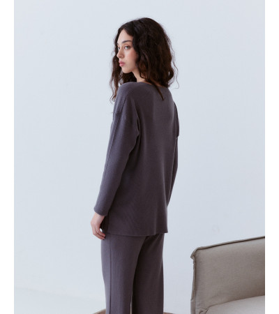 JERSEY LARGO CUELLO PICO BALDAQUÍN PUNTO | MULAYA