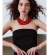 COLLAR CORAL LARGO MÚLTIPLES VUELTAS | MULAYA