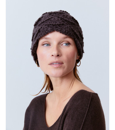 GORRO CROCHET PUNTO DISEÑO CALADO | MULAYA