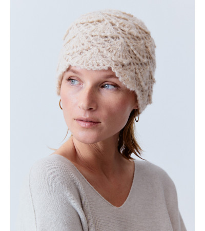 GORRO CROCHET PUNTO DISEÑO CALADO | MULAYA