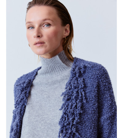 CARDIGAN PUNTO FLECOS FRONTAL PUÑOS | MULAYA