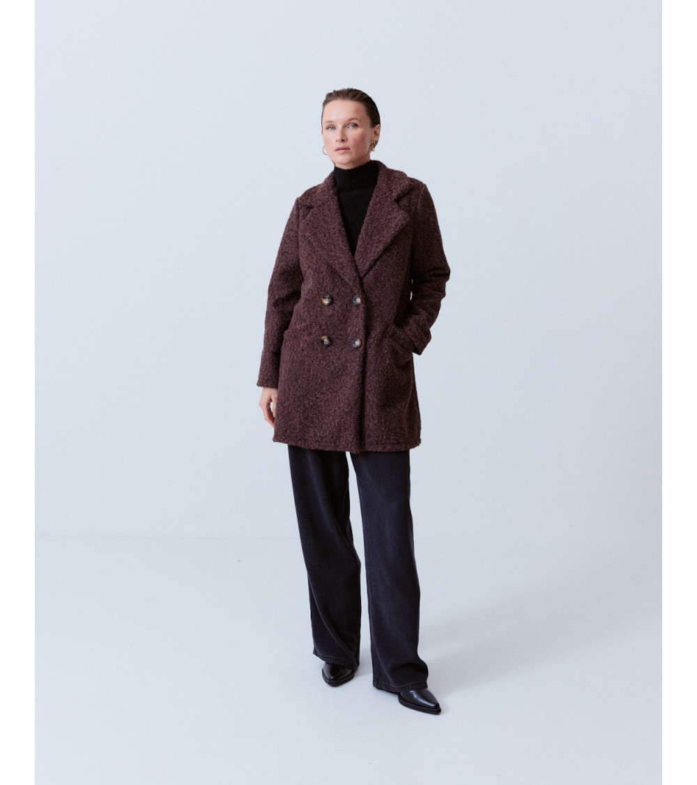 ABRIGO CORTO SOLAPA DOBLE ABOTONADURA | MULAY