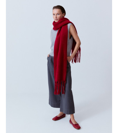 BUFANDA LARGA FLECOS VISCOSA SUAVE | MULAYA