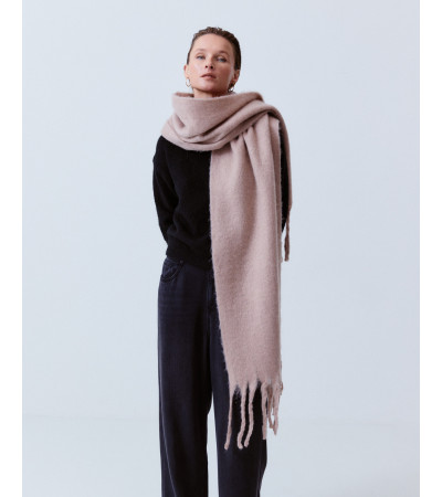 BUFANDA LARGA FLECOS VISCOSA SUAVE | MULAYA