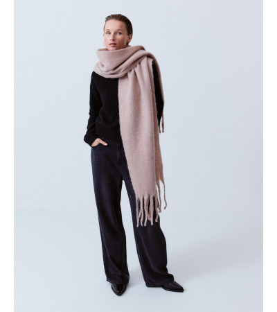 BUFANDA LARGA FLECOS VISCOSA SUAVE | MULAYA