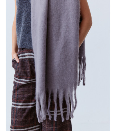 BUFANDA LARGA FLECOS VISCOSA SUAVE | MULAYA