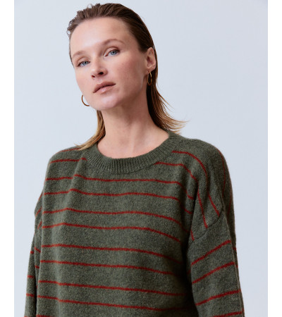 JERSEY PUNTO RAYAS FINAS CUELLO REDONDO | MULAYA