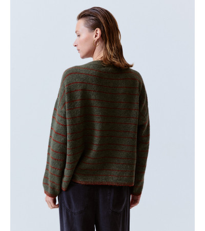 JERSEY PUNTO RAYAS FINAS CUELLO REDONDO | MULAYA