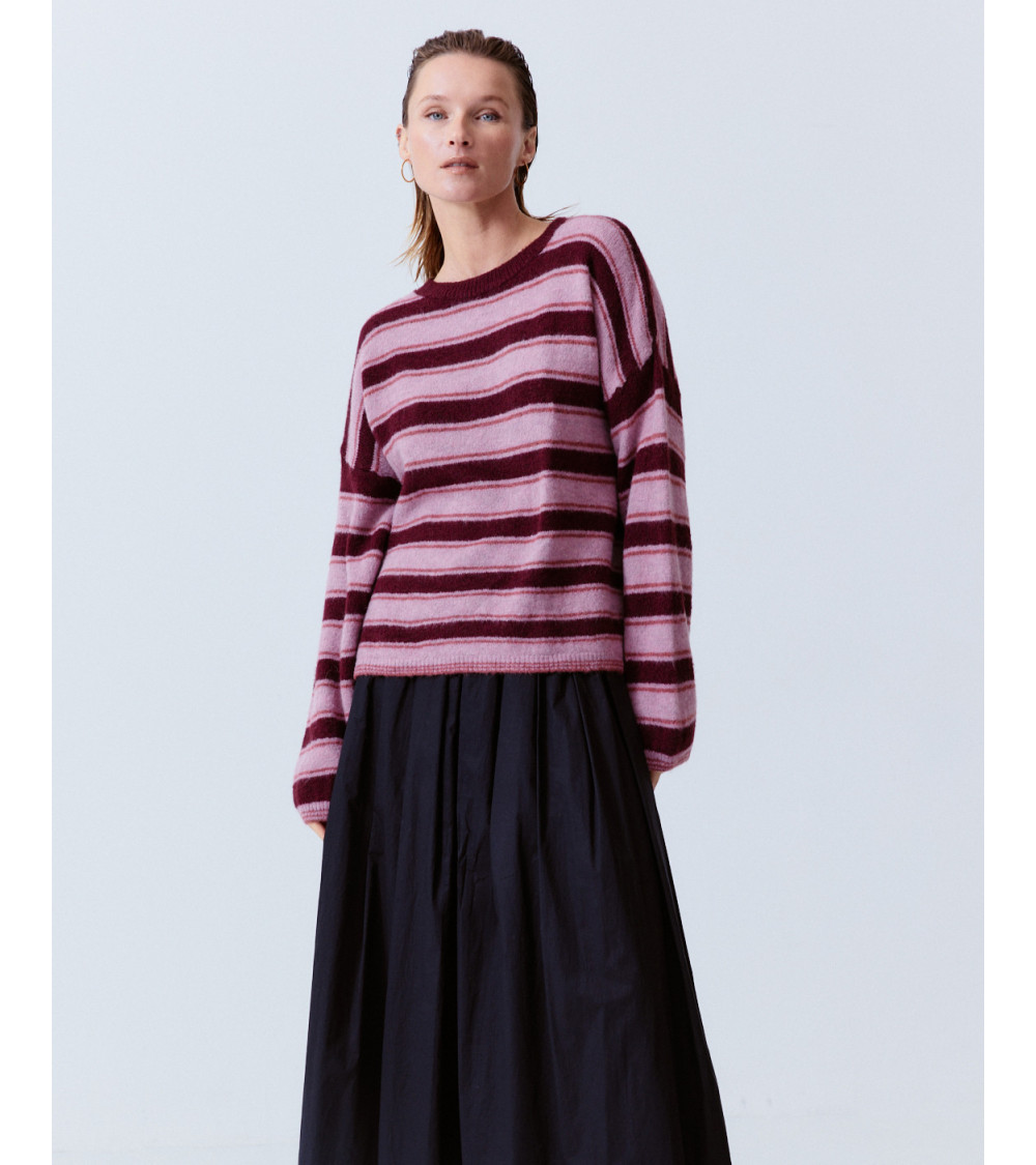 JERSEY PUNTO RAYAS CUELLO REDONDO HOLGADO | MULAYA