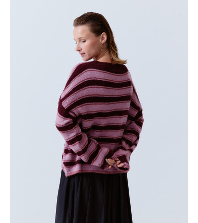 JERSEY PUNTO RAYAS CUELLO REDONDO HOLGADO | MULAYA