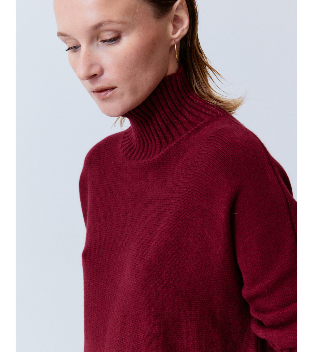 JERSEY PUNTO CUELLO ALTO PUÑO RIB | MULAYA