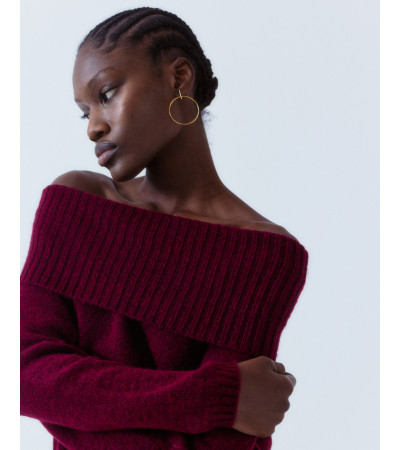 JERSEY PUNTO CUELLO VUELTO LANA CÁLIDO | MULAYA