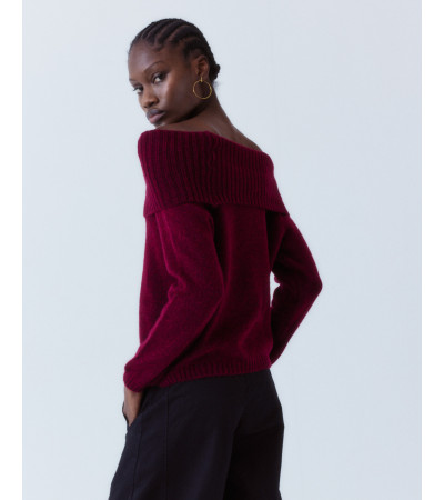 JERSEY PUNTO CUELLO VUELTO LANA CÁLIDO | MULAYA